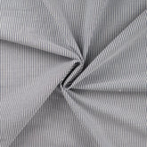 Baumwoll Seersucker Navy Stripes by Qjutie